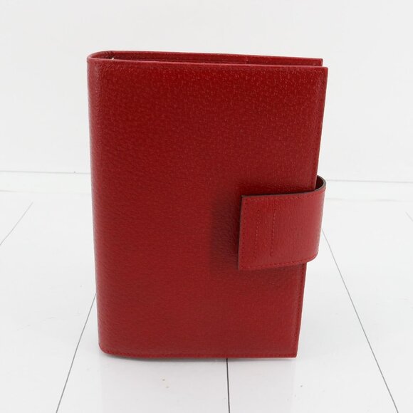 Prada Handbags - Prada Leather Notebook Cover Red